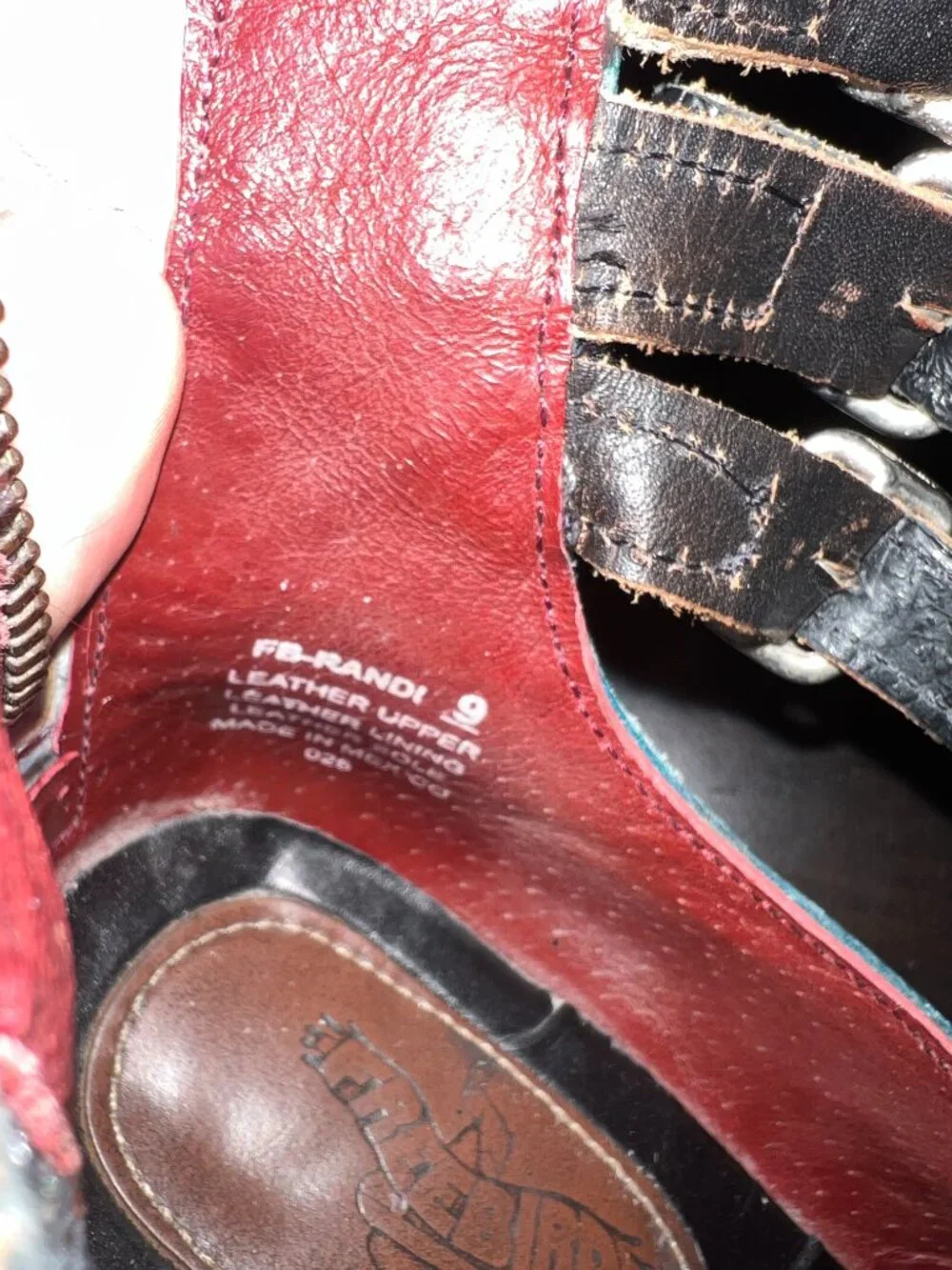 Freebird Randi Turquoise Croc Shoes - Picture 5 of 7